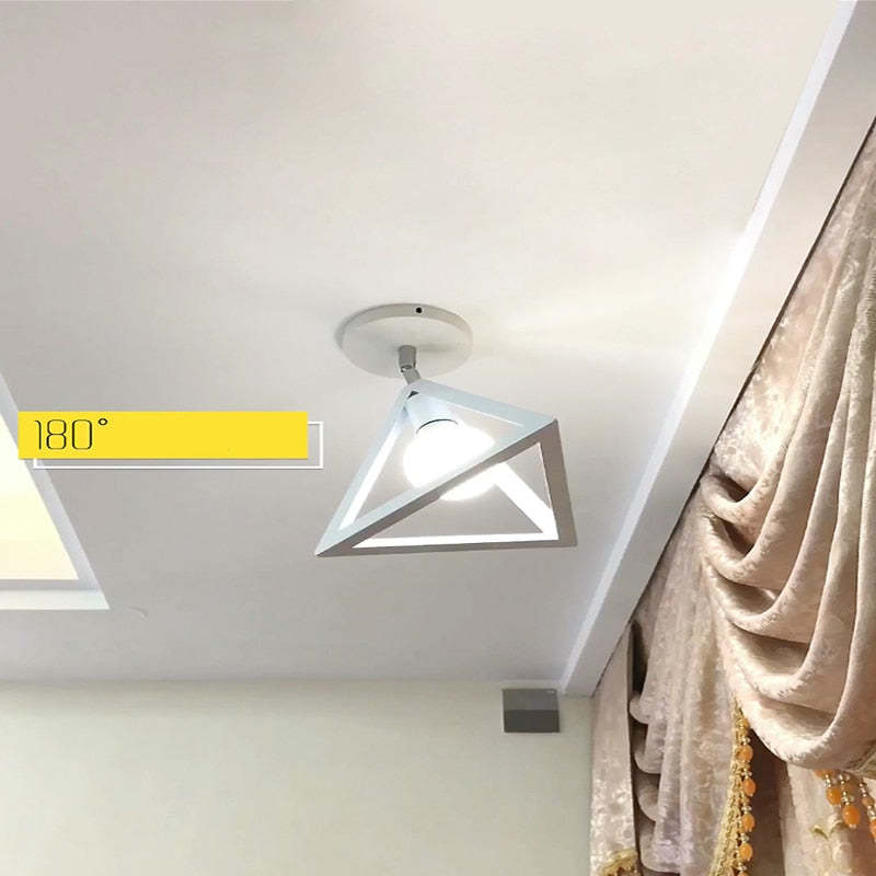 Herbert Design LED Zwart Wit Metaal Eetkamer Slaapkamer Woonkamer