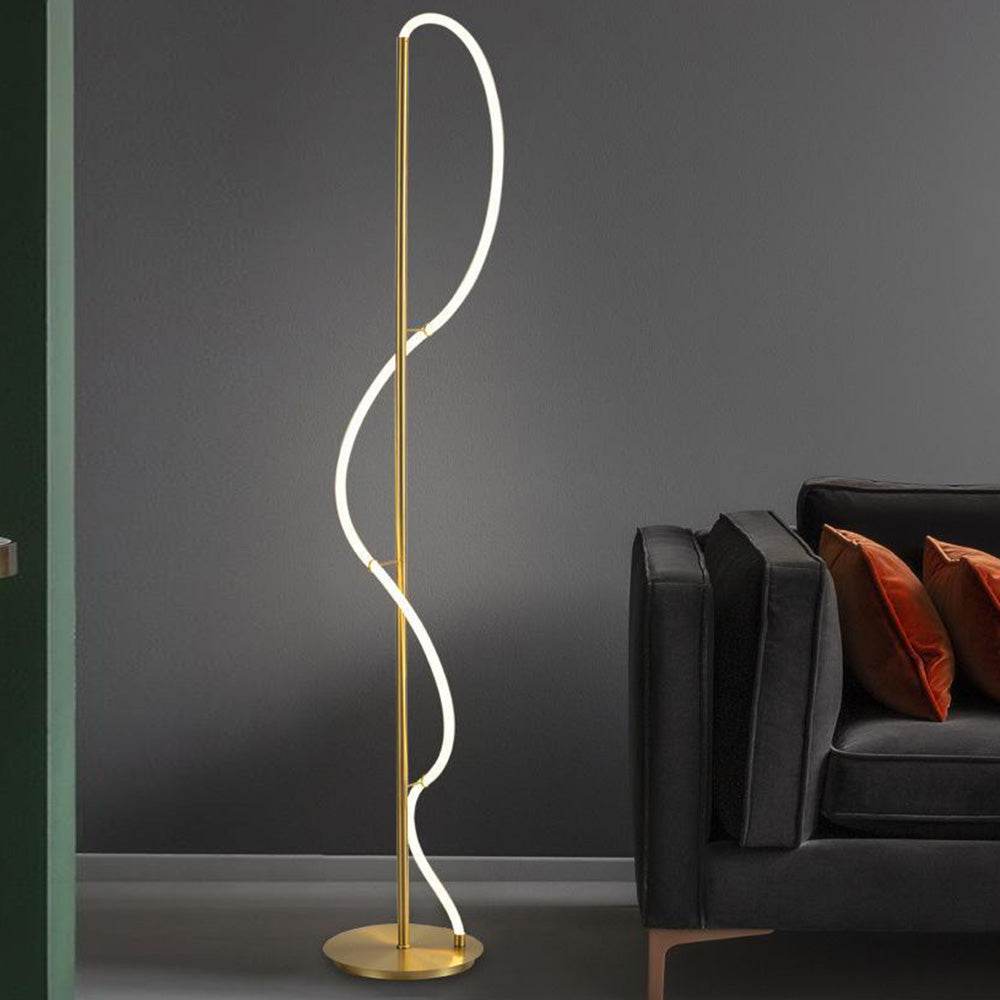 Louise Vloerlamp & Tafellamp, Messing