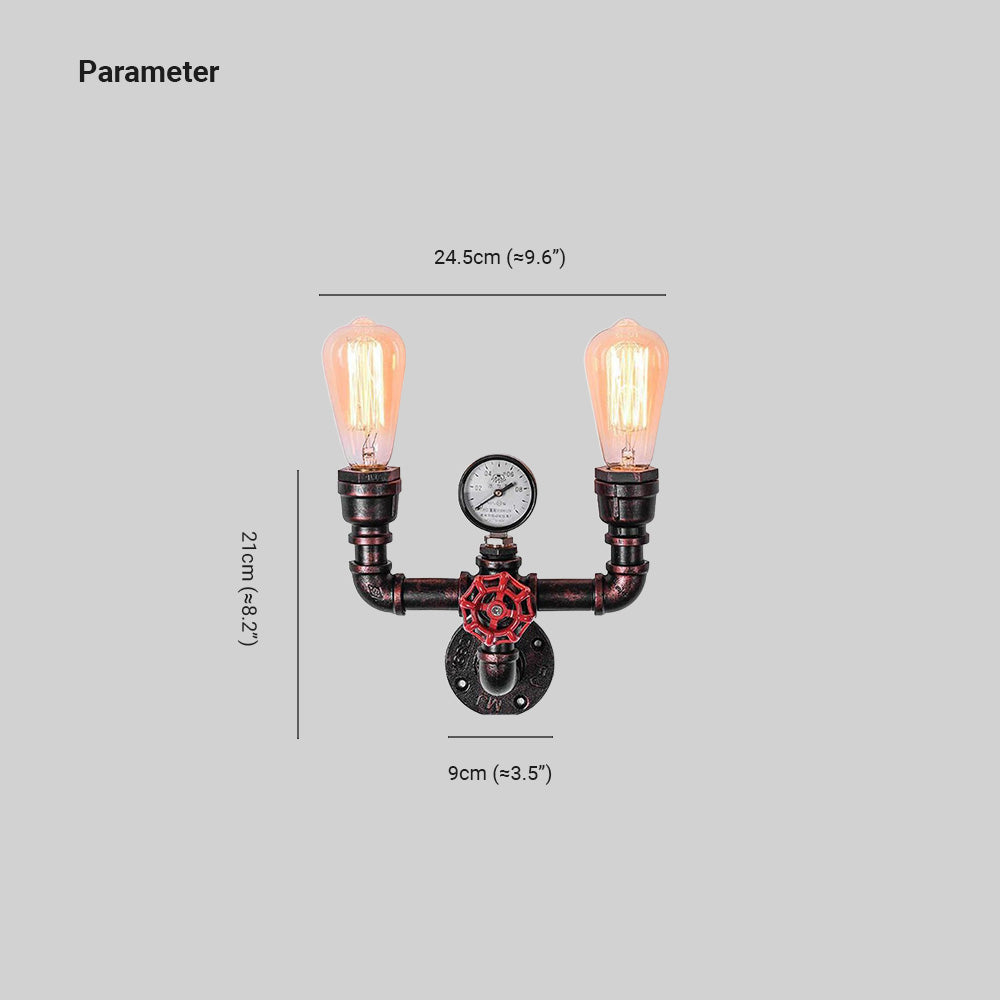 Desmond Industriele LED Wandlamp Metaal Woonkamer Slaapkamer