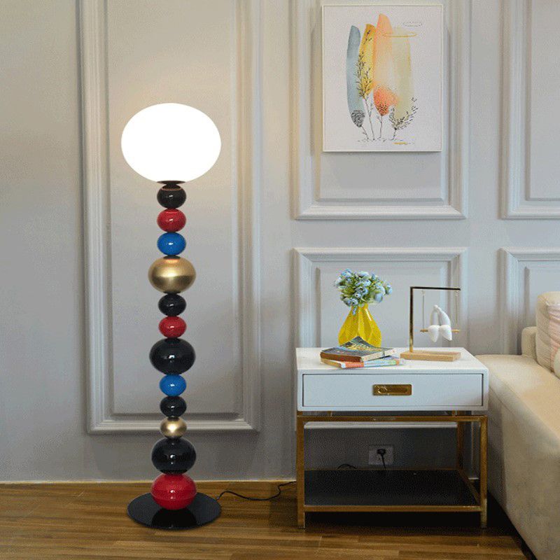 Morandi Moderne Design LED Vloerlamp Metalen Kogel Rood/Groen Eetkamer/Woonkamer/Kelder/Ha