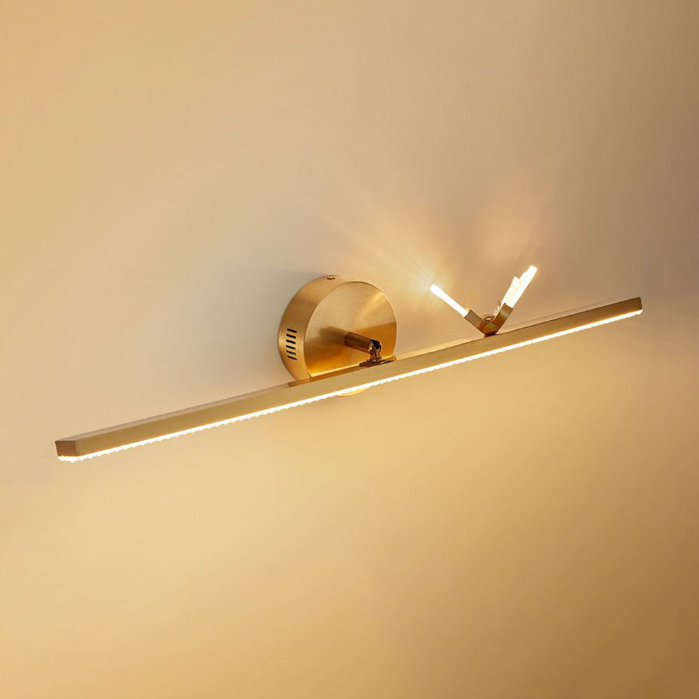 Kady Moderne Design LED Luxe Butterfly Lineaire Wandlamp Metaal/Acryl Goud Woonkamer/Slaapkamer/Badkamer