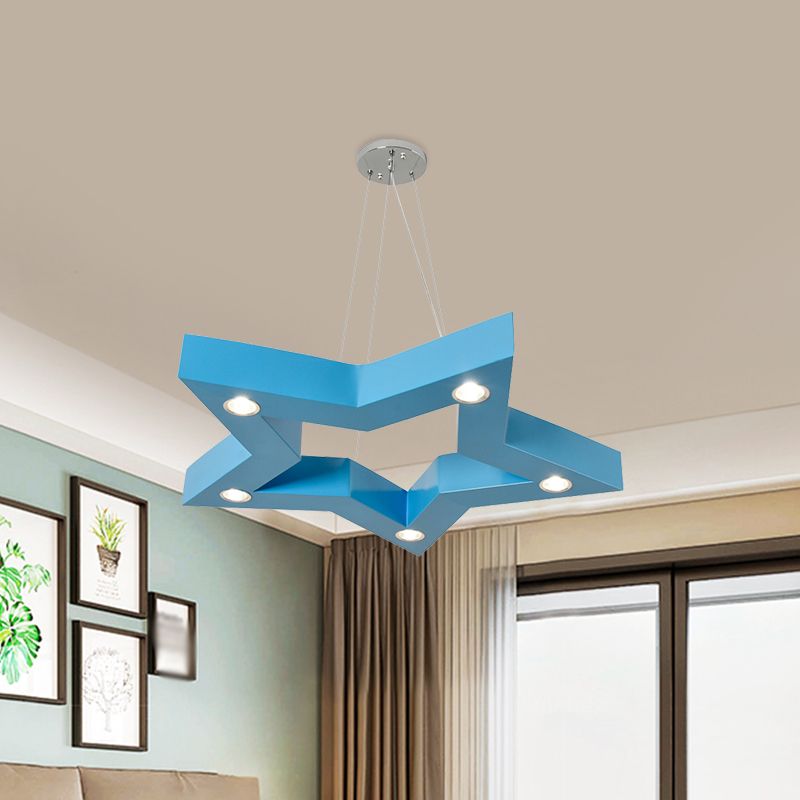Minori Moderne Design LED Hanglamp Geel/Blauw Metaal Woonkamer