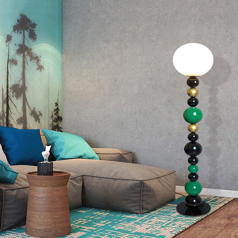 Morandi Moderne Design LED Vloerlamp Metalen Kogel Rood/Groen Eetkamer/Woonkamer/Kelder/Ha