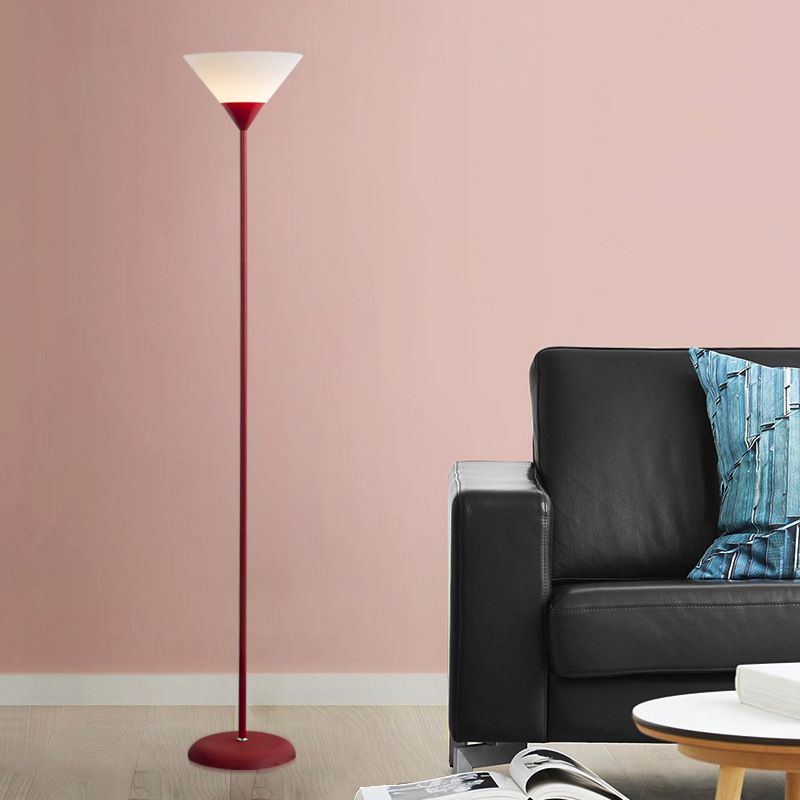 Morandi Moderne Beker Vloerlamp Zwart/Wit/Rood/Geel/ Zilver Metaal/Acryl Slaapkamer/Woonkamer