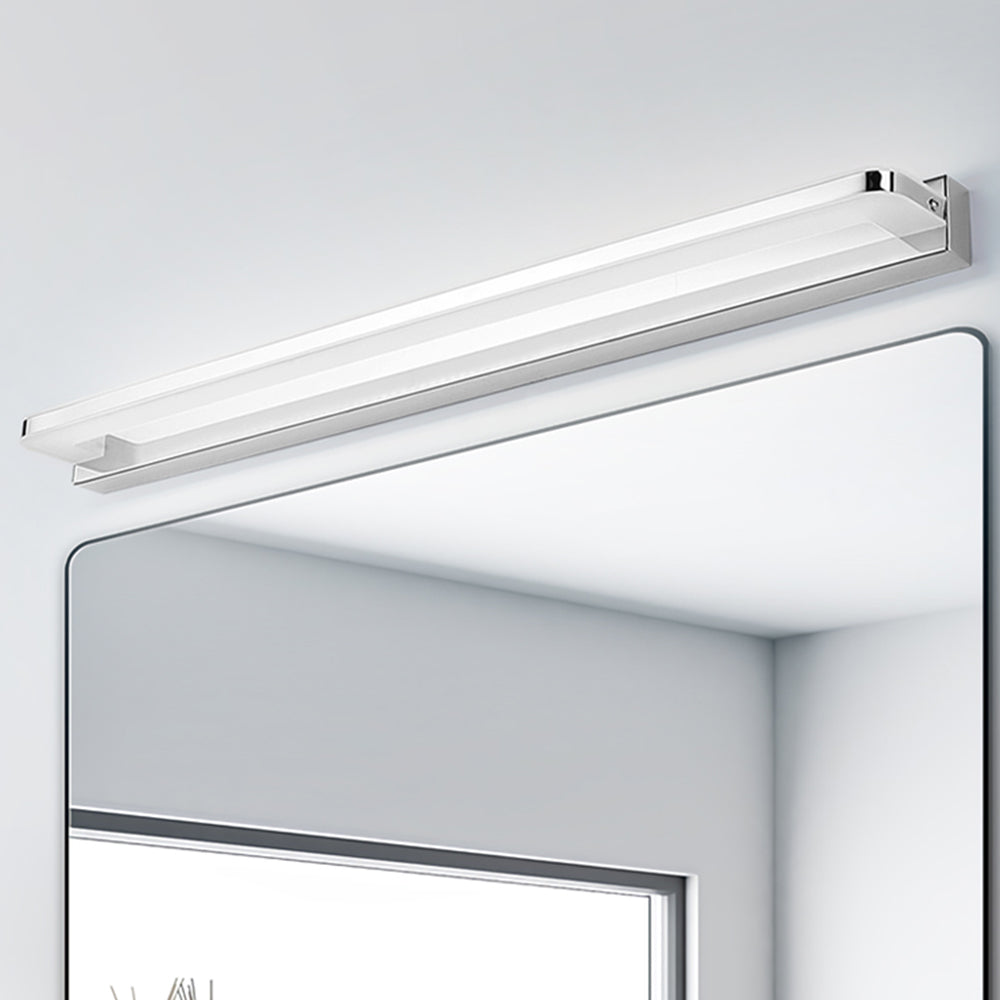 Leigh Nordic Spiegel Front Vanity Wandlamp Zwart Chrome Metaal Slaapkamer Badkamer