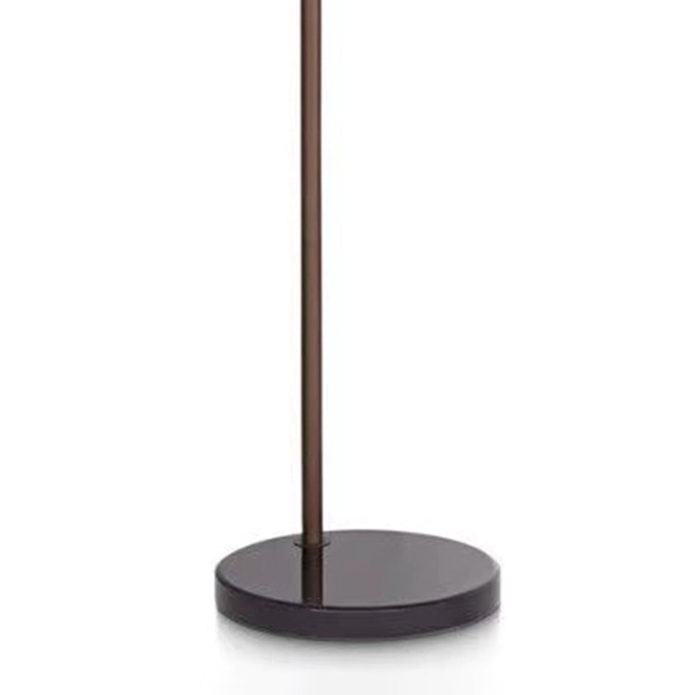 Hailie Retro Design LED Vloerlamp Bruin Metaal Eetkamer Slaapkamer