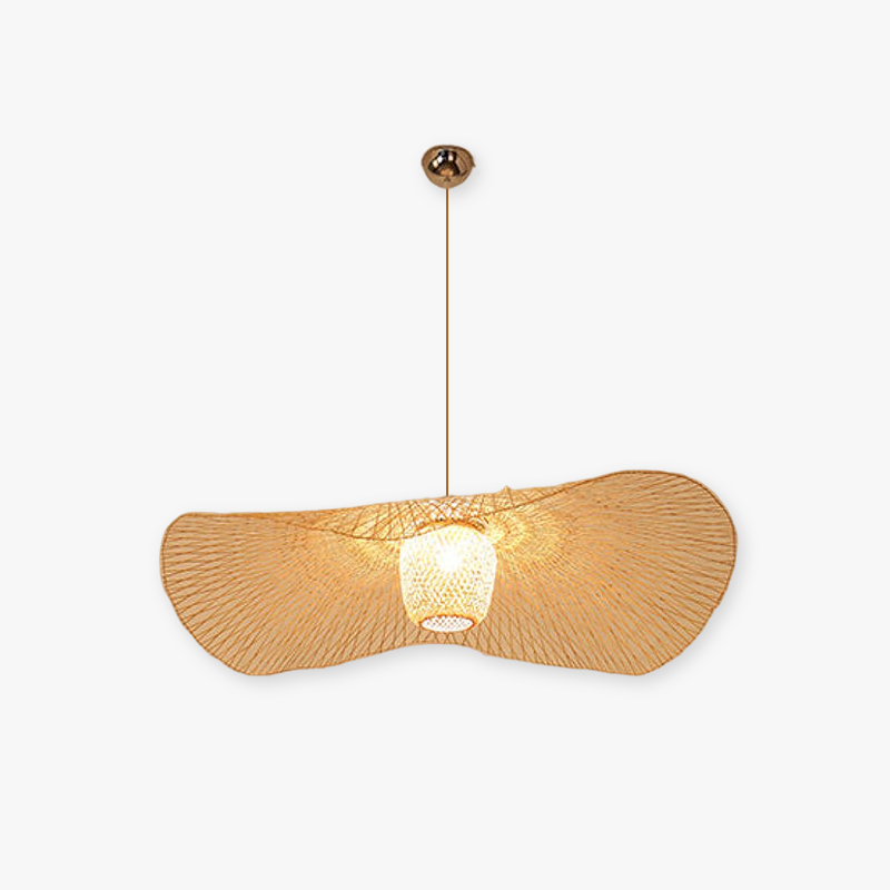 Muto Moderne Hanglampen Hout Metaal Rattan Woonkamer Slaapkamer