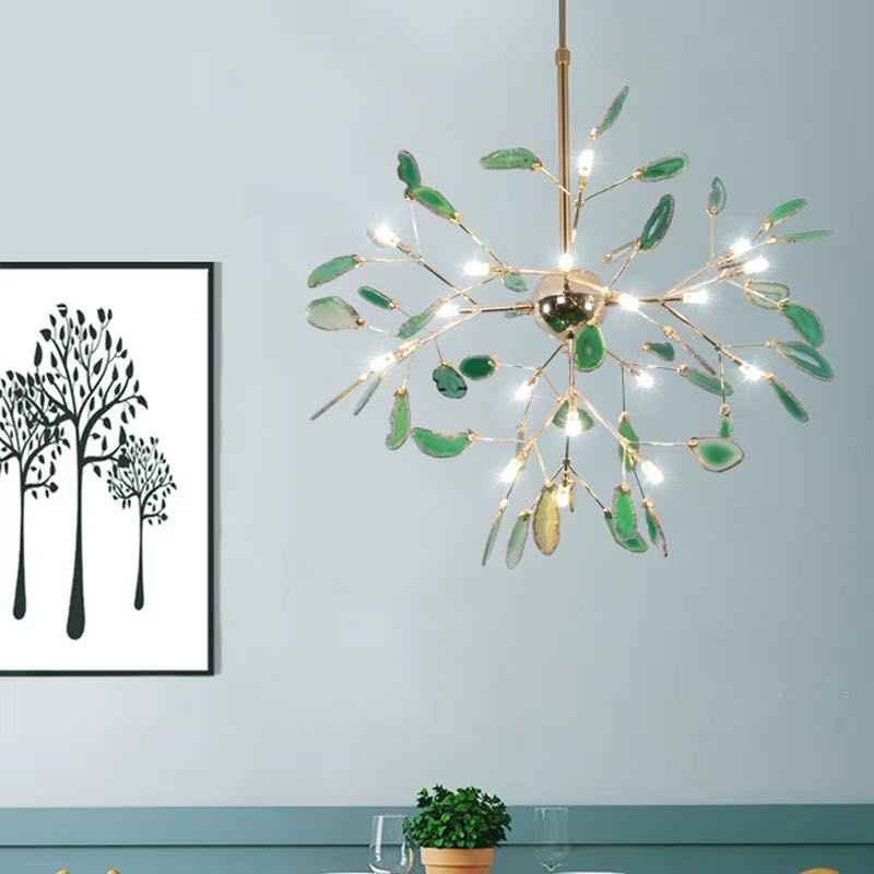 Javon Nordic Agaat Creatieve Kleurrijke Kroonluchter Slaapkamer/Woonkamer