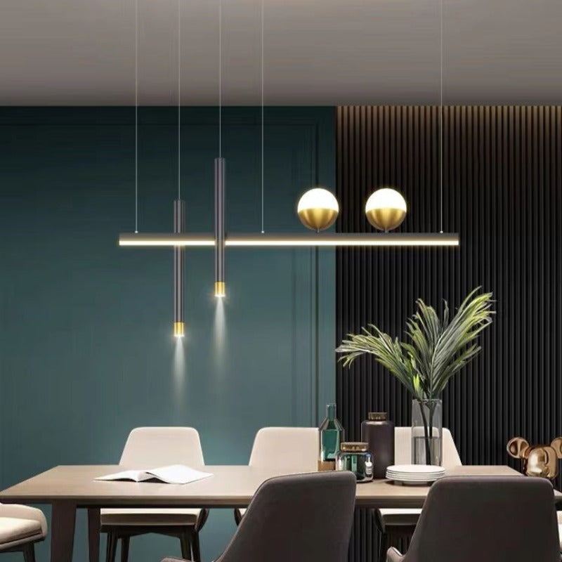 Madina Industrie LED Hanglampen Zwart Metaal Eetkamer Woonkamer