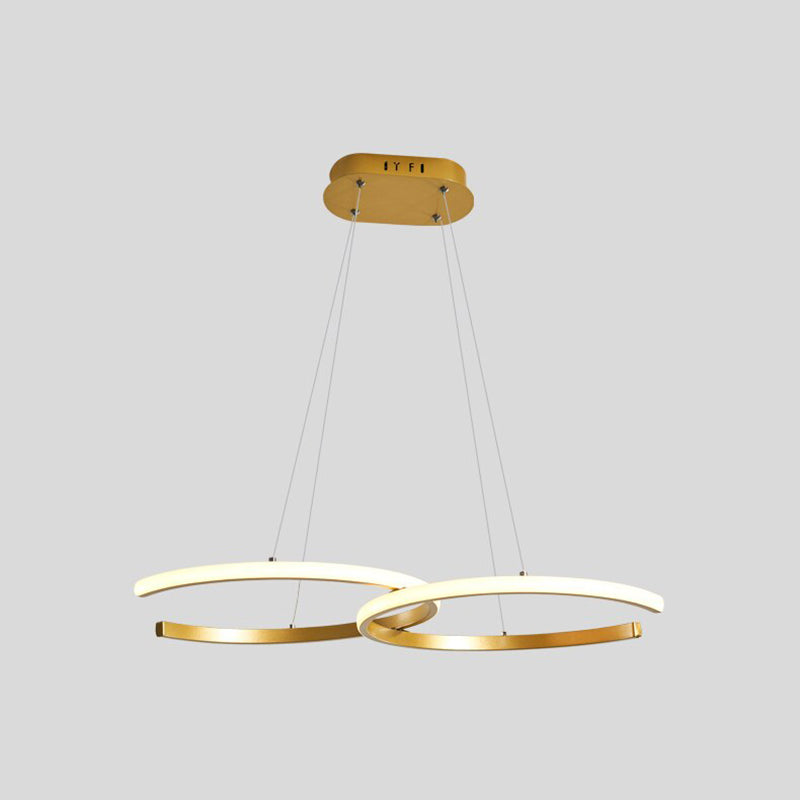 Louise Moderne Design LED Hanglampen Zwart Wit Metal Silica Gel
