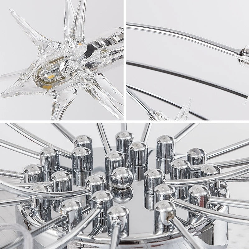 Madina Moderne Design LED Plafondlamp Metaal Glas Woonkamer Keuken