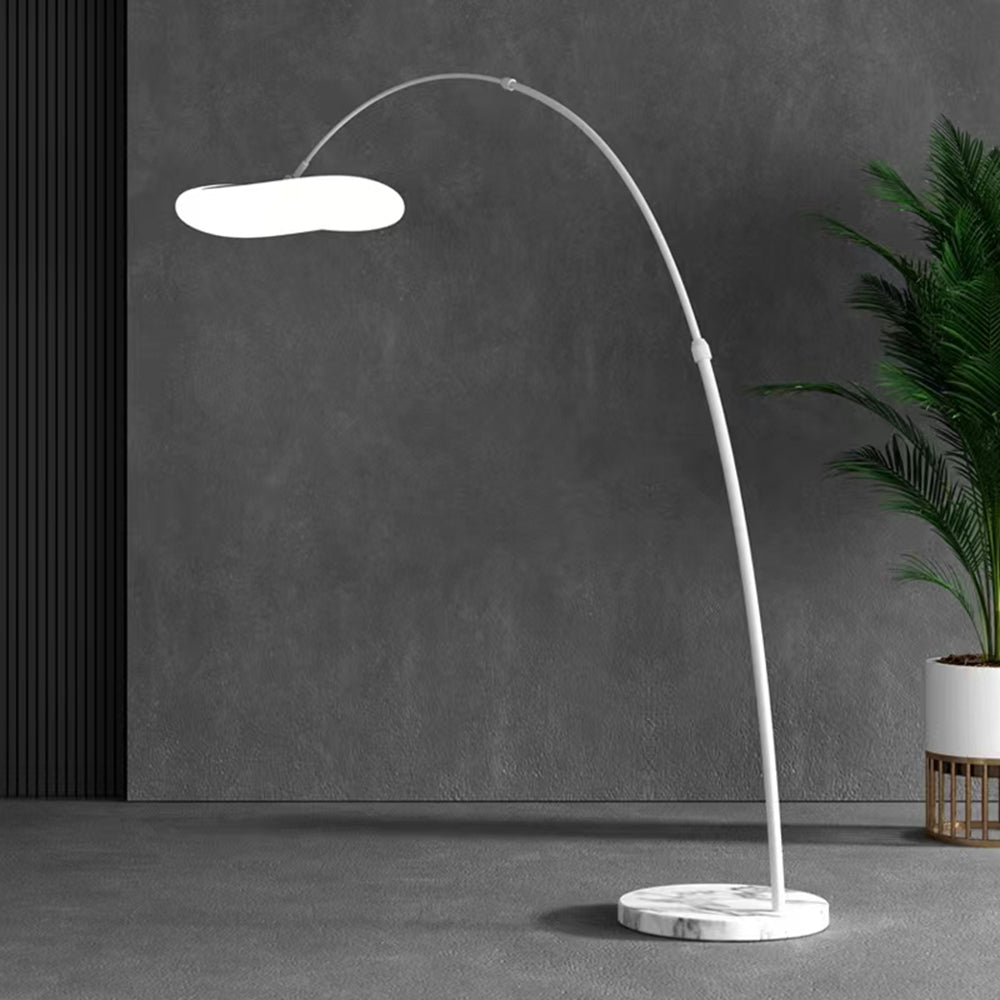 Minori Design LED Vloerlamp Wit Zwart Metaal Woonkamer Slaapkamer
