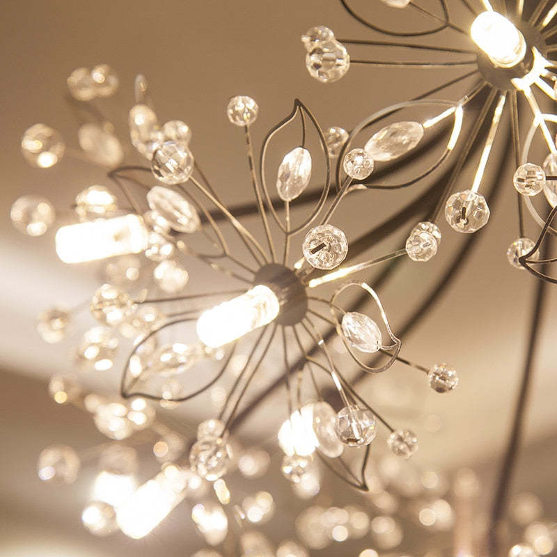 Lily Moderne Luxe LED Kroonluchters Zwart/Goud Woonkamer Eetkamer