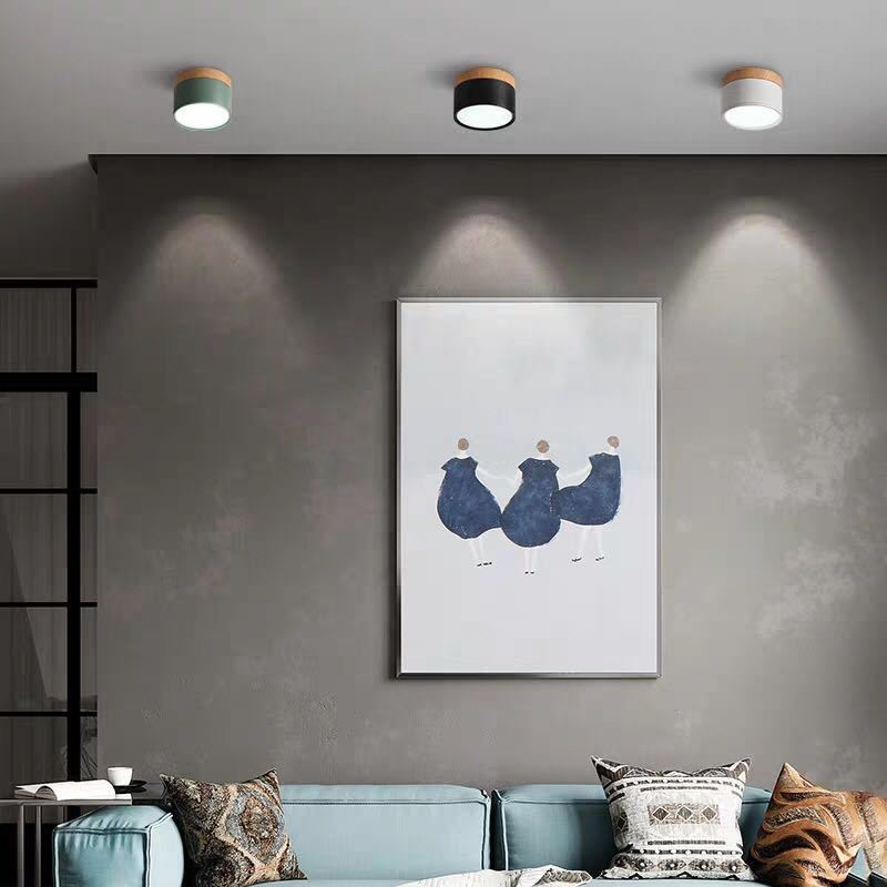Morandi Moderne LED Plafondlamp Zwart Wit Grijs Metaal Eetkamer