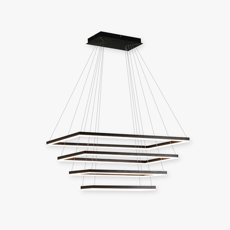 Orsini Design LED Hanglampen Zwart Wit Metaal Eetkamer Slaapkamer