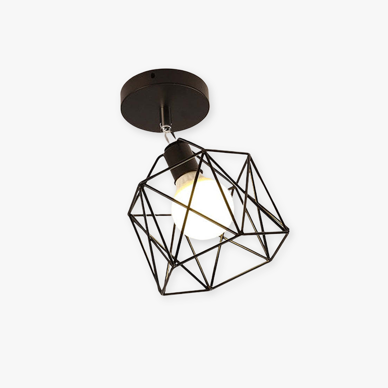 Herbert Design LED Zwart Wit Metaal Eetkamer Slaapkamer Woonkamer