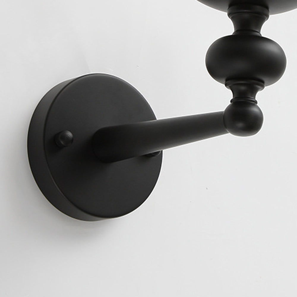 Valerio Retro Kaars Wandlamp/Zwarte Hanglamp Voor Woonk/ Eetkamer