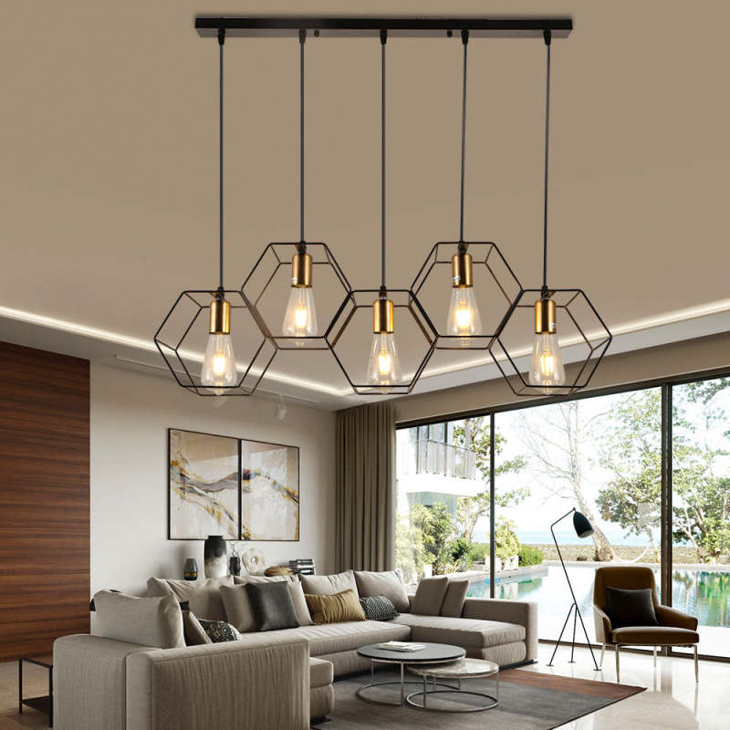 Orsini Vintage Design LED Hanglampen Metaal Eetkamer Slaapkamer