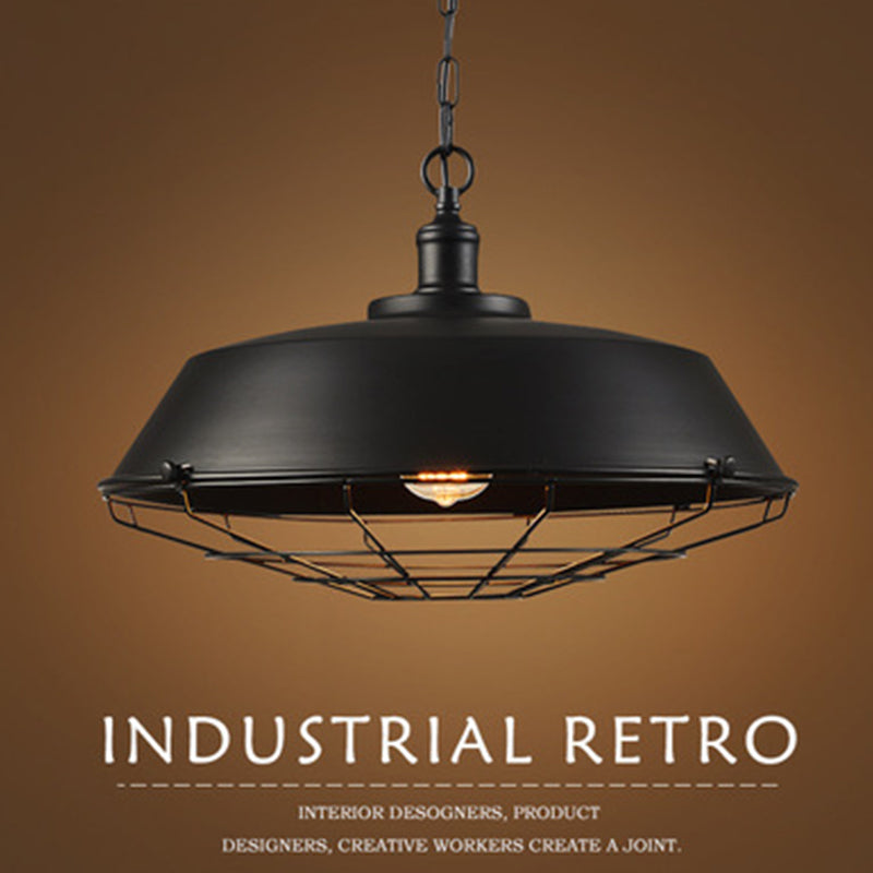 Valerio Rustieke Industriële Hanglamp Voor Zwart En Roest