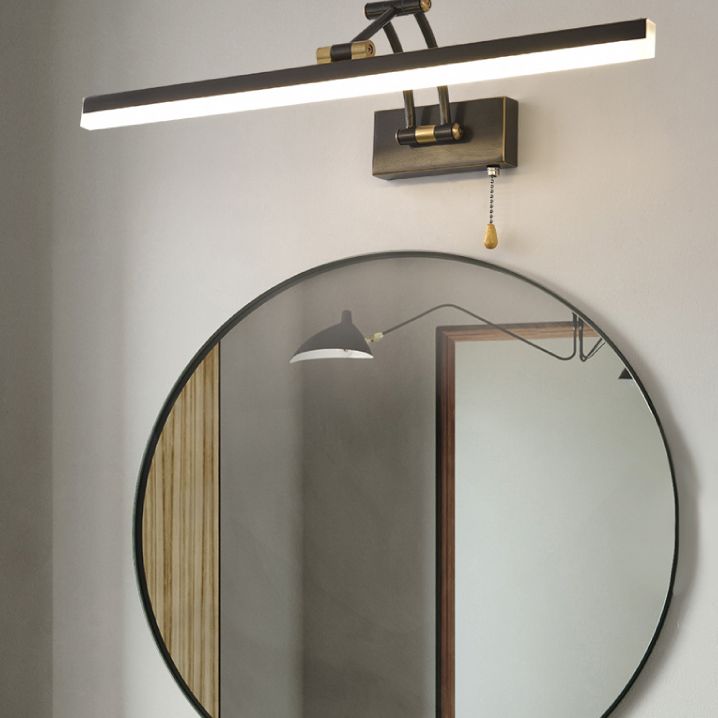 Leigh Moderne LED Wandlamp Zwart Metaal Badkamer Eetkamer