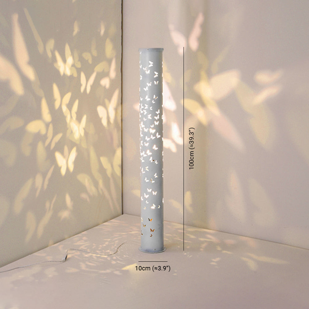 Kady Ronde LED Vloerlamp Wit Zwart Metaal Eetkamer Studeerkamer