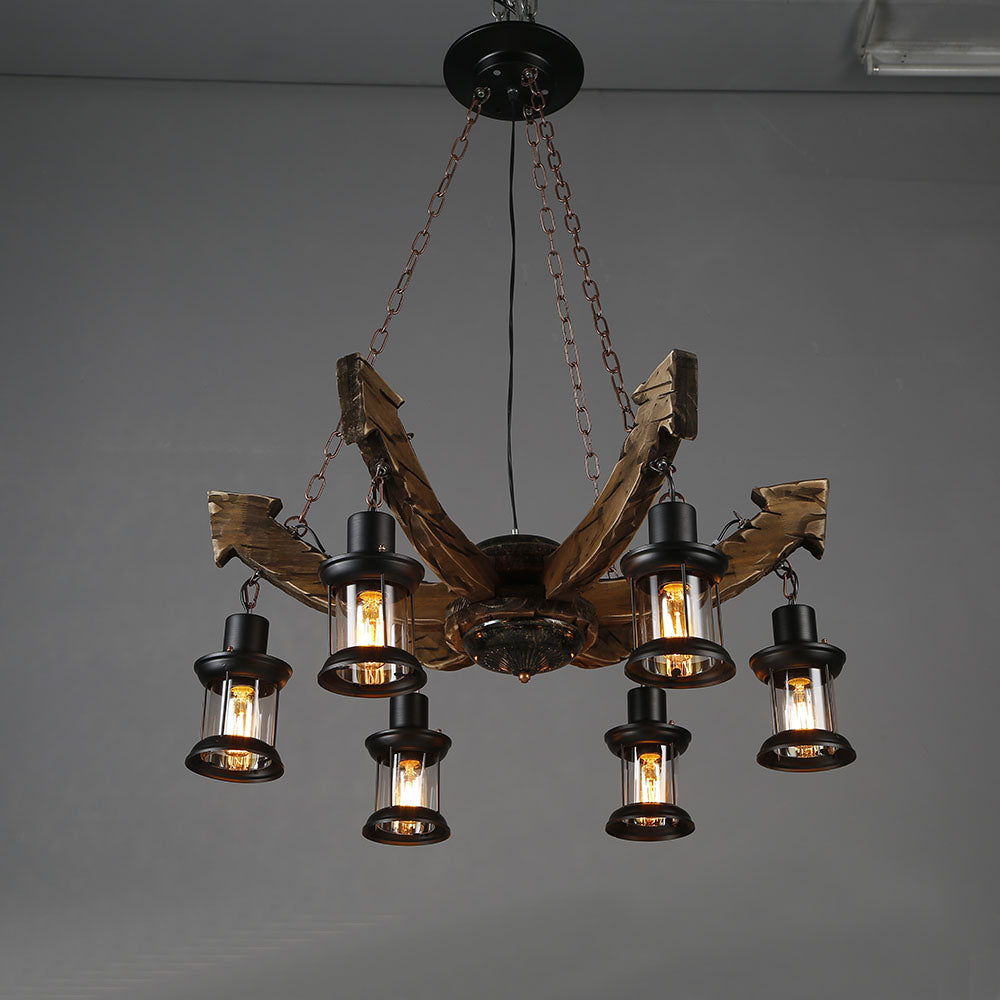 Brio Pendant Light Mid Century/Modern, Metal/Wood, Dining Room
