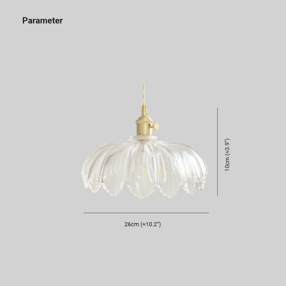 Hailie Vintage Art LED Hanglamp Metaal Glas Slaapkamer Woonkamer