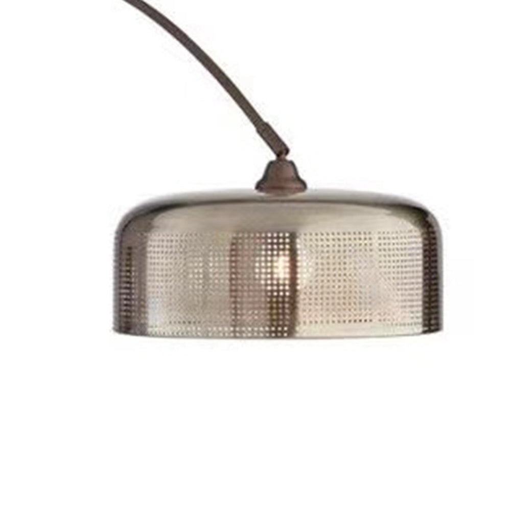 Hailie Retro Design LED Vloerlamp Bruin Metaal Eetkamer Slaapkamer