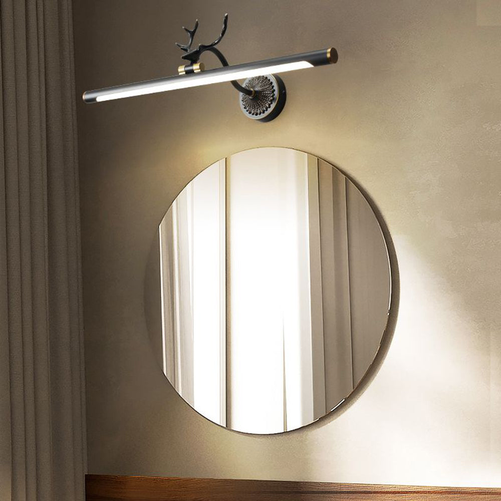 Leigh Herten Badkamer Wandlamp Zwart Messing Metaal Acryl Woonkamer
