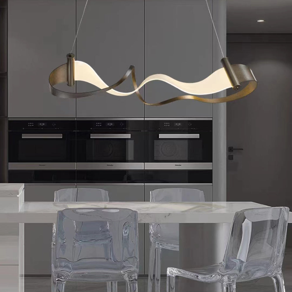 Louise Art Golvende LED Hanglamp Goud Metaal Eetkamer Slaapkamer