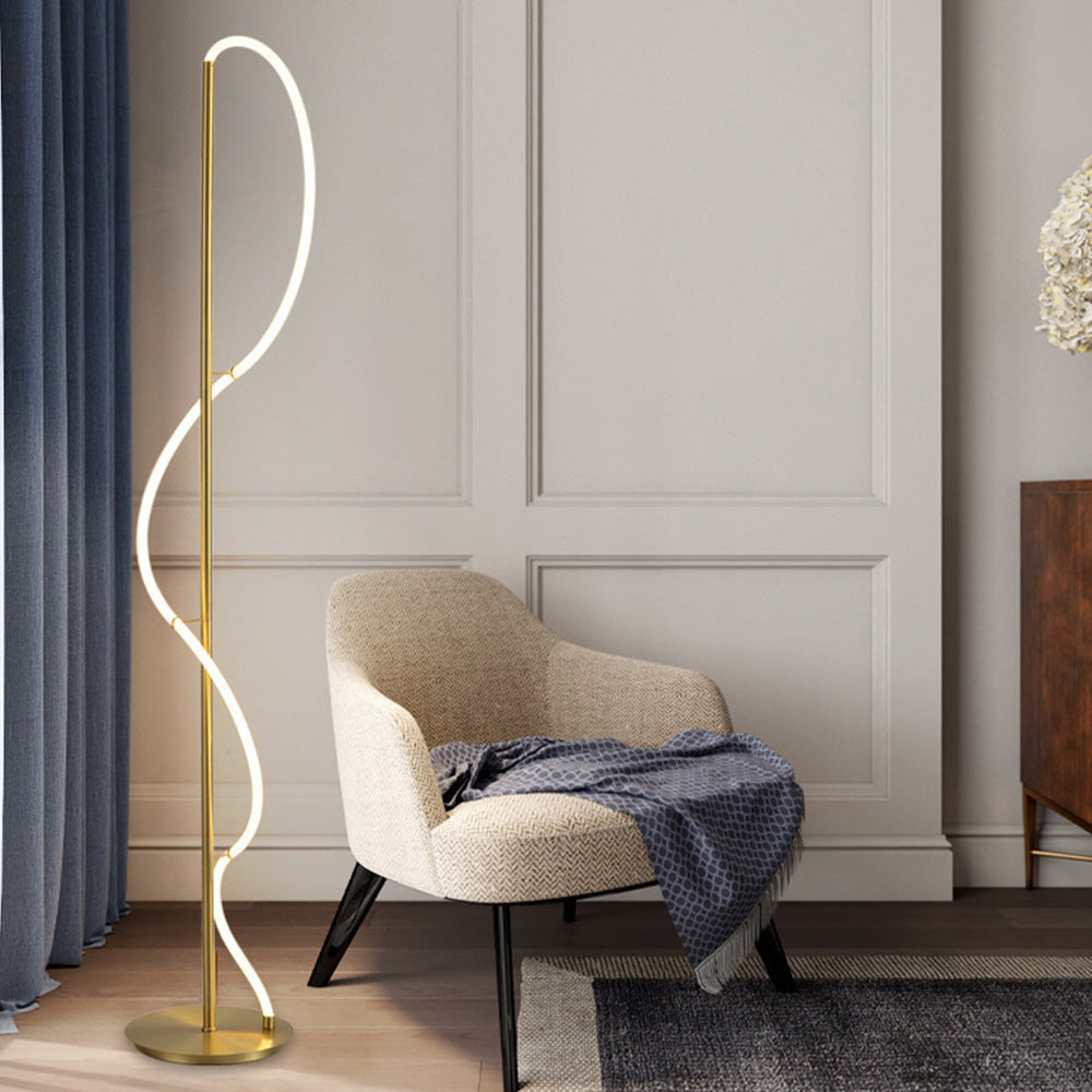 Louise Vloerlamp & Tafellamp, Messing
