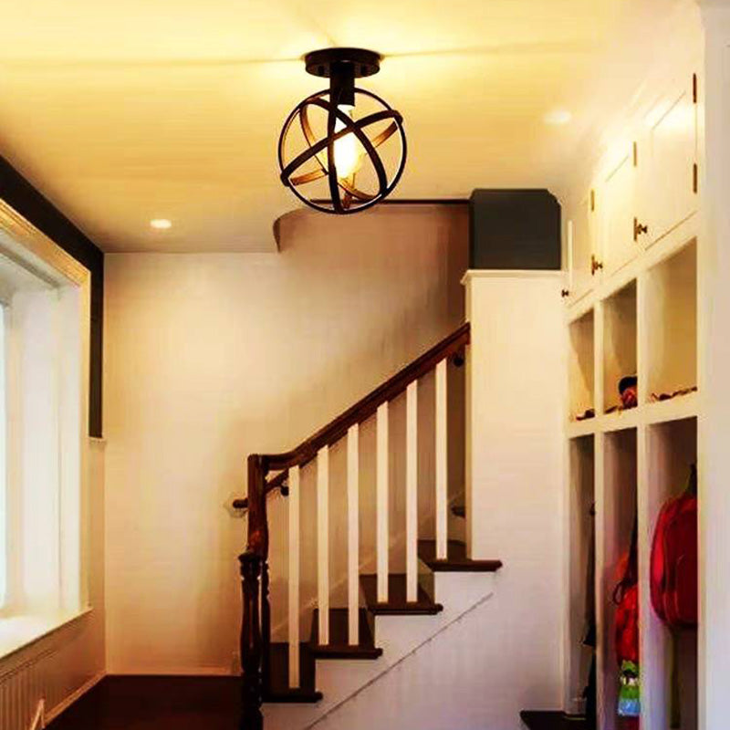 Herbert Retro Design LED Hanglamp Zwart Glas Metaal Woonkamer Keuken
