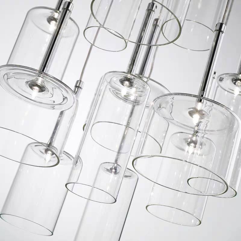 Kristy Moderne Design LED Hanglamp Glas Transparant Woonkamer