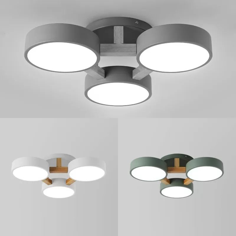 Minori Moderne Design LED Plafondlamp Metaal Slaapkamer Woonkamer