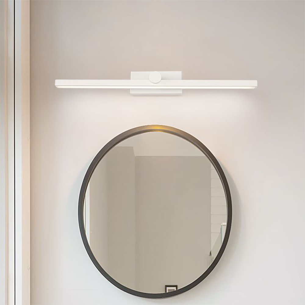 Leigh Witte Spiegel Front Vanity Wandlamp Metaal Acryl Slaapkamer Woonkamer Eetkamer