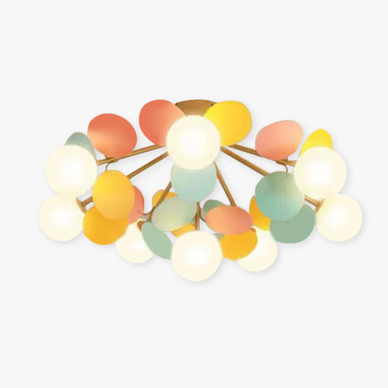 Jevon Design LED Plafondlamp Metaal/Acryl Kleur Slaap/Woon/Kinderkamer