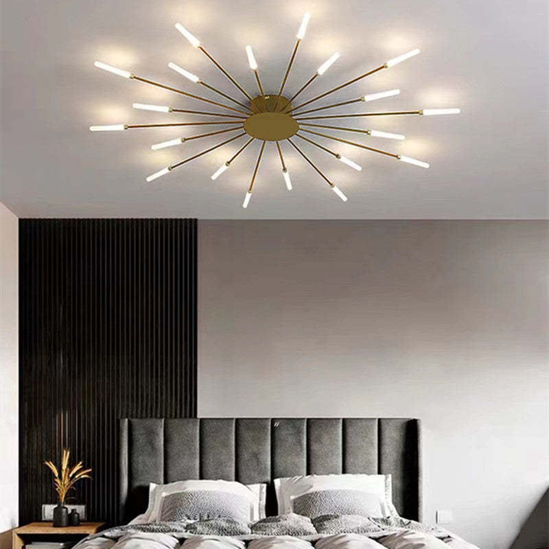 Lowry Grote LED Plafondlampen Wit Metaal Woonkamer Slaapkamer Hotel