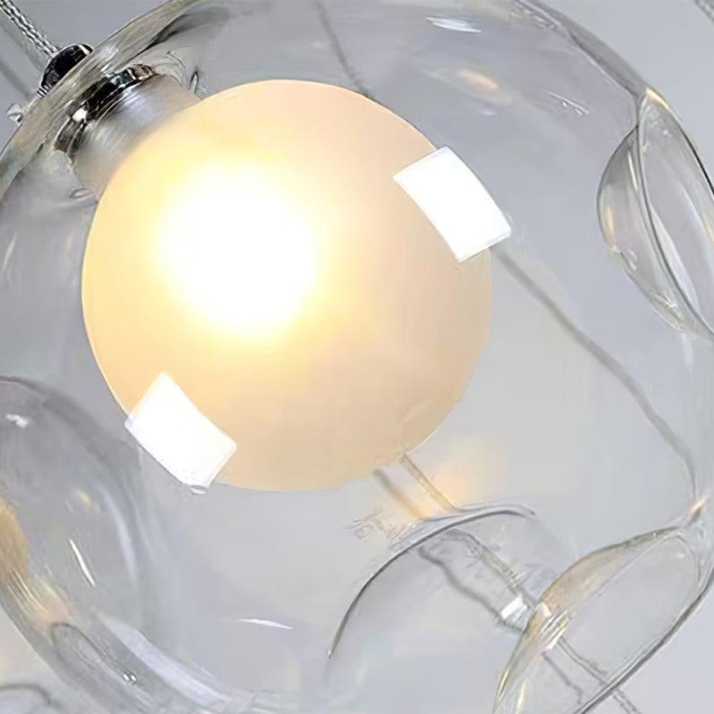 Felix Multi-koppen Wereldbol Cluster Kroonluchters Glas Eetkamer Woonkamer