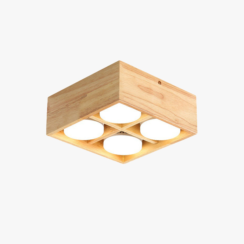 Ozawa Plafondlampen Geen hoofdlicht, Hout