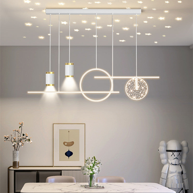 Madina Moderne Bescheiden Luxe LED Hanglampen Zwart/Wit/Goud Metaal Eetkamer