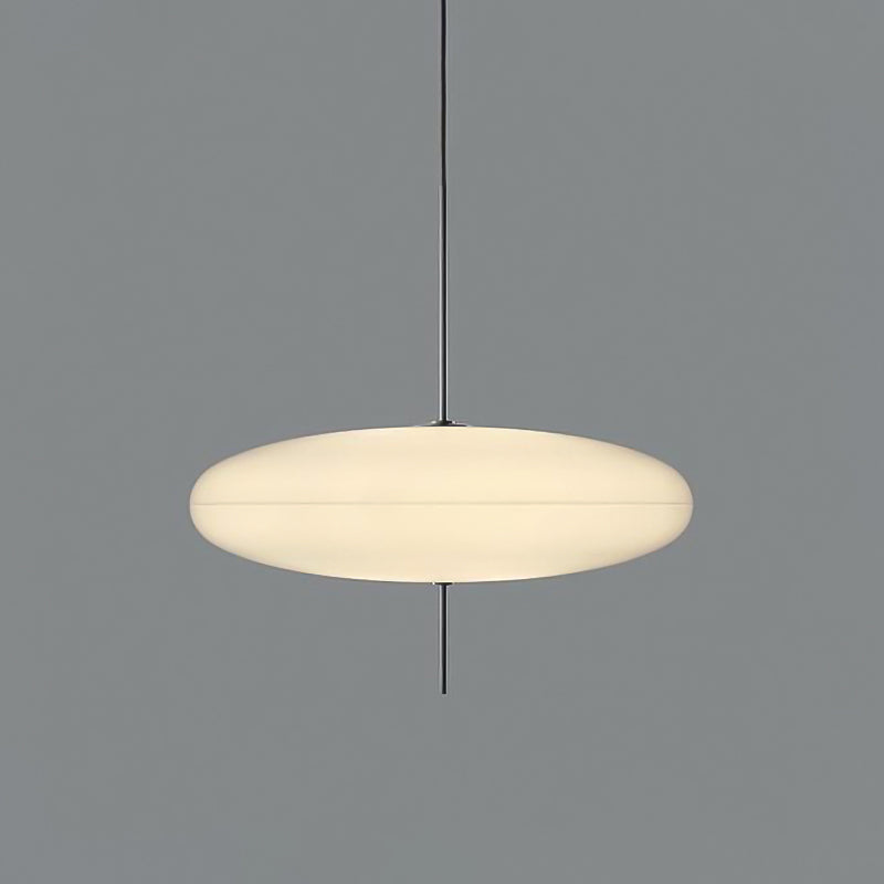Leilani Vintage Ovaal LED Hanglampen Wit/Zwart Metaal/Acryl Slaapkamer