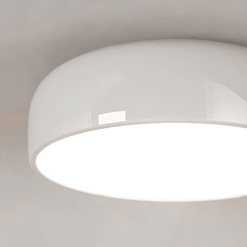 Leilani Ronde LED Plafondlampen Wit Zwart Metaal Acryl Woonkamer