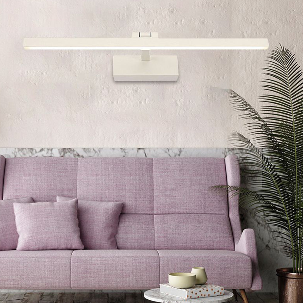 Leigh Moderne Wandlamp Wit Zwart Metaal Slaapkamer Badkamer