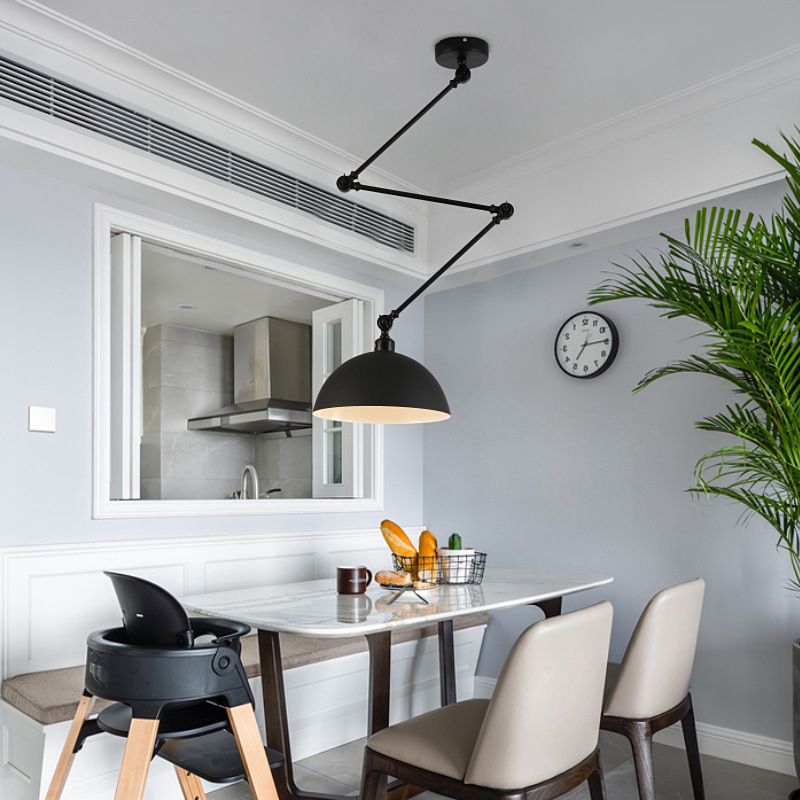 Minori Moderne Design LED Hanglamp Metaal Zwart/Rood Slaapkamer