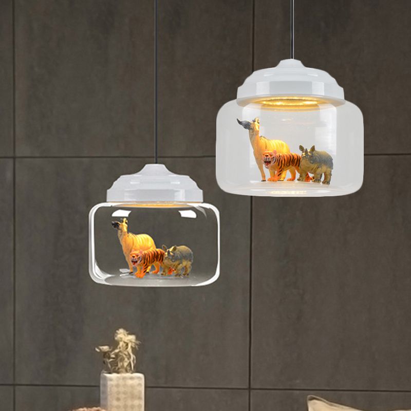 Leilani Moderne Design LED Hanglamp Glas Wit Slaapkamer Woonkamer
