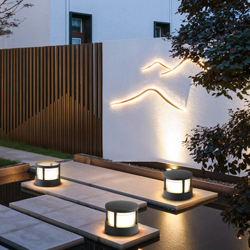 Pena Moderne Design LED Wandlamp Metaal Zwart Tuin/Binnenplaats