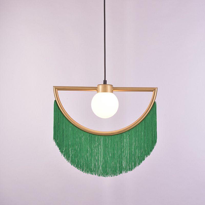 Minori Retro Design LED Hanglamp Metaal/Stof Slaapkamer Woonkamer