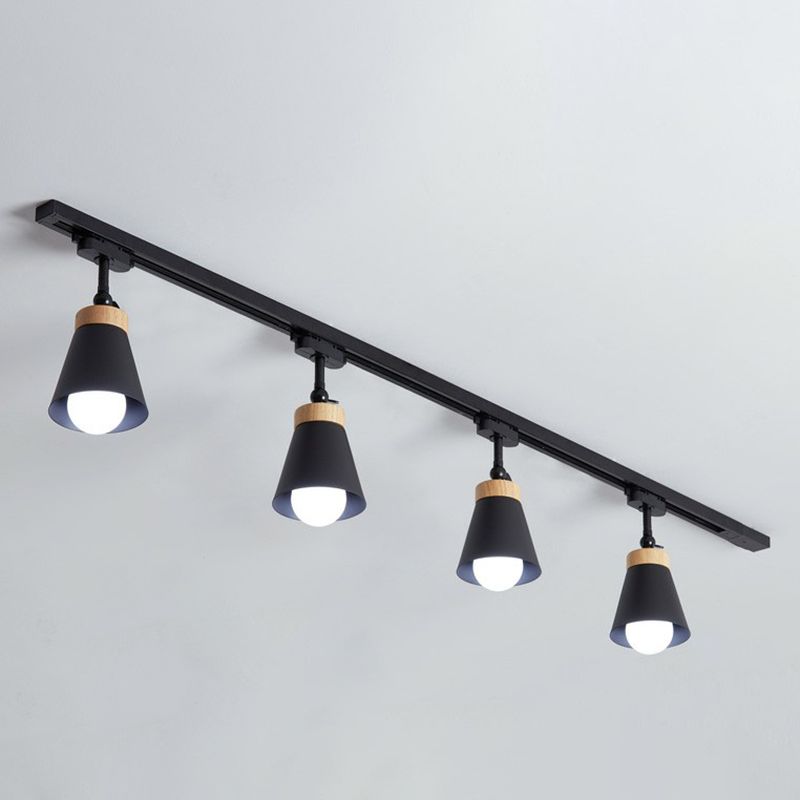 Haney Moderne Design LED Spotlight Zwart/Wit Woonkamer Keuken