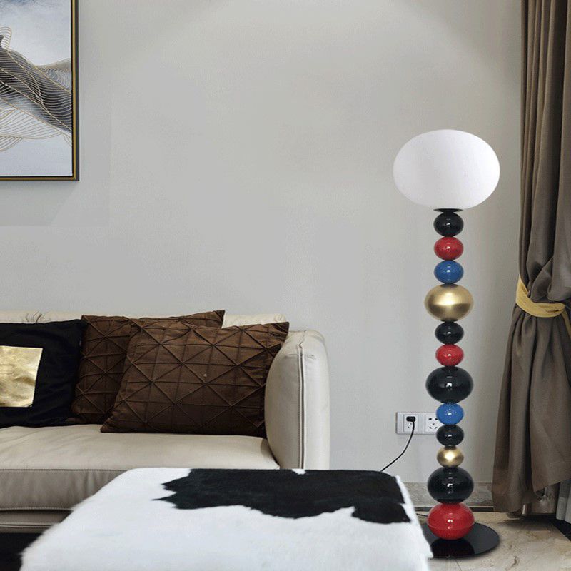 Morandi Moderne Design LED Vloerlamp Metalen Kogel Rood/Groen Eetkamer/Woonkamer/Kelder/Ha