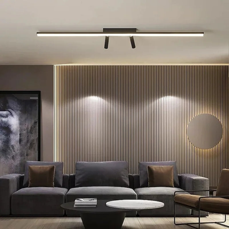 Haney Moderne LED Plafondlamp Metaal Zwart Woonkamer/Slaapkamer